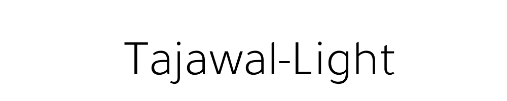 Tajawal-Light