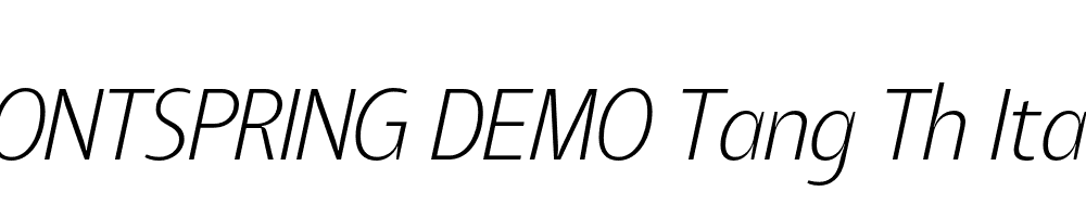  DEMO Tang Th Italic