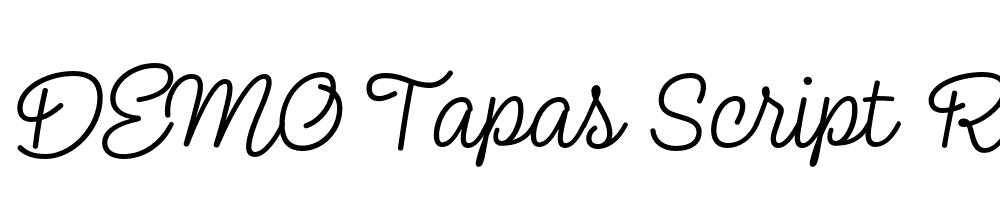 FSP DEMO Tapas Script Regular