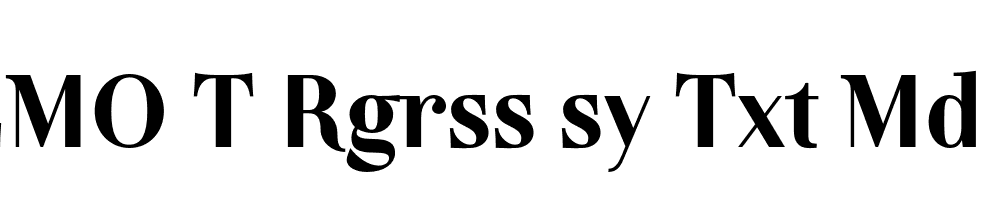 FSP DEMO T Rgrss sy Txt Md Regular