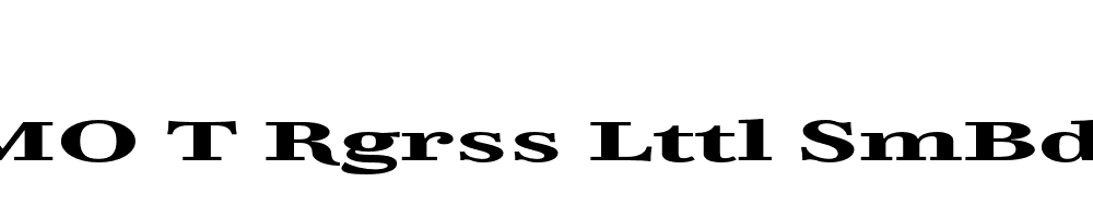 FSP DEMO T Rgrss Lttl SmBd Regular