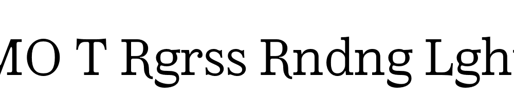 FSP DEMO T Rgrss Rndng Lght Regular