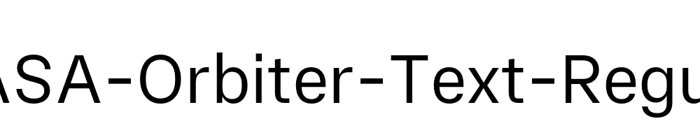 TASA-Orbiter-Text-Regular