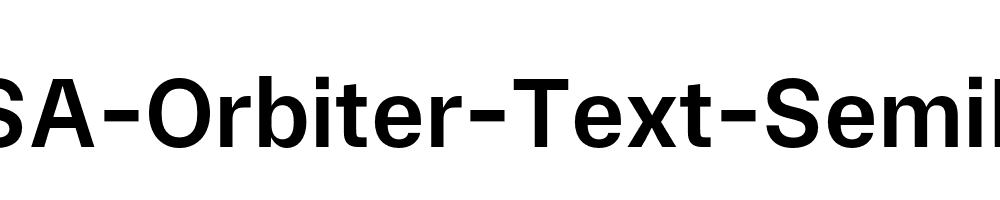 TASA-Orbiter-Text-SemiBold