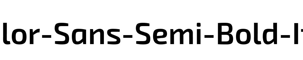 Taylor-Sans-Semi-Bold-Italic