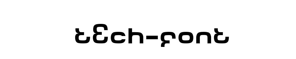 Tech-Font