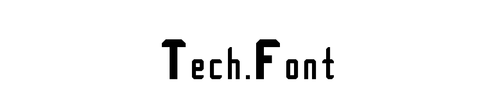 Tech Font