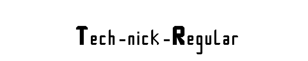 Tech-nick-Regular