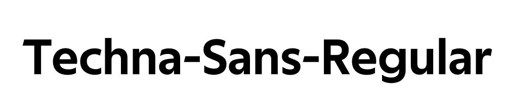 Techna-Sans-Regular