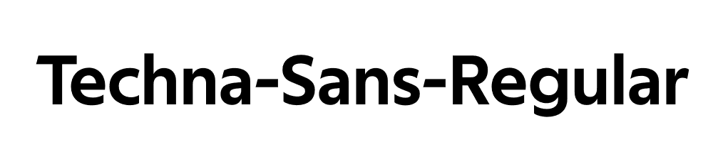 Techna-Sans-Regular