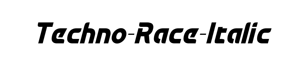 Techno-Race-Italic