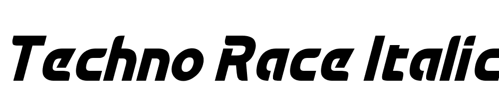 Techno Race Italic