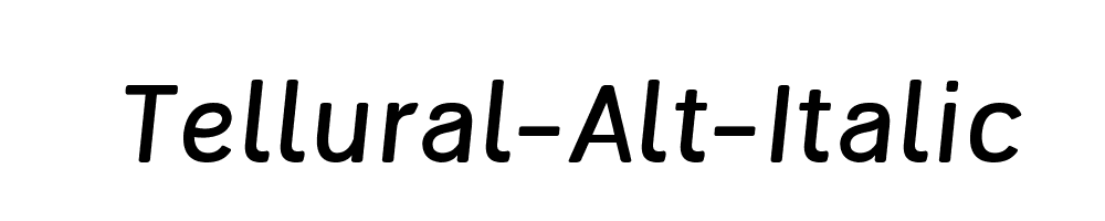 Tellural-Alt-Italic