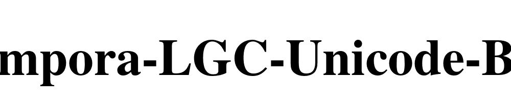 Tempora-LGC-Unicode-Bold