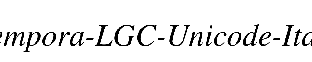 Tempora-LGC-Unicode-Italic