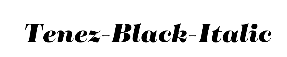 Tenez-Black-Italic