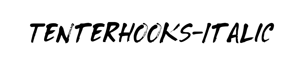 Tenterhooks-Italic