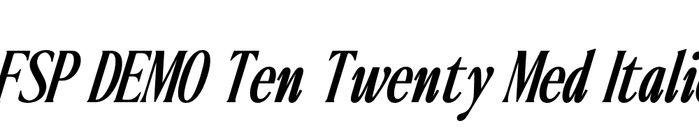 FSP DEMO Ten Twenty Med Italic