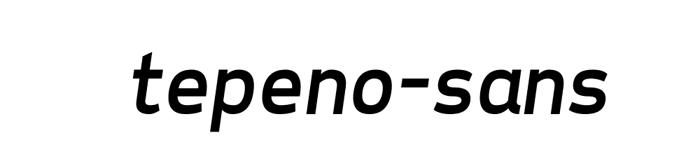 Tepeno Sans