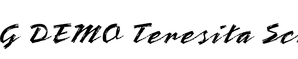  DEMO Teresita Script Regular