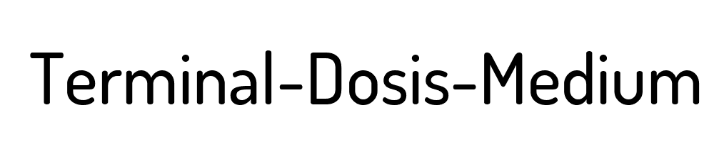 Terminal-Dosis-Medium