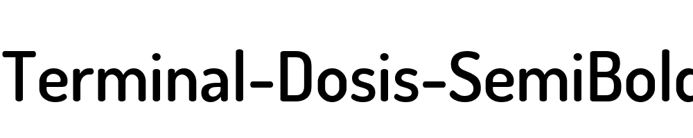 Terminal-Dosis-SemiBold