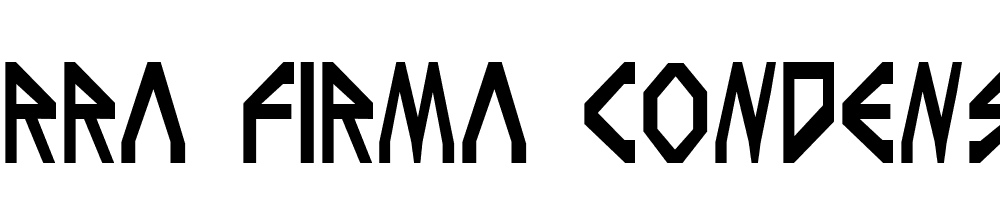 Terra Firma Condensed