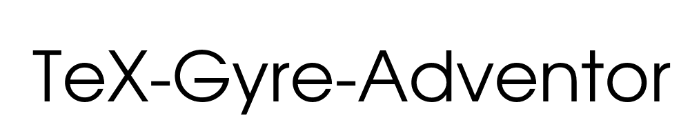 TeX-Gyre-Adventor