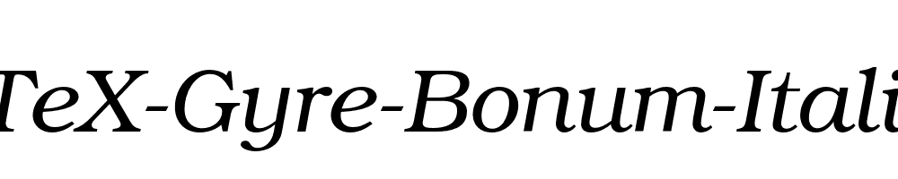 TeX-Gyre-Bonum-Italic