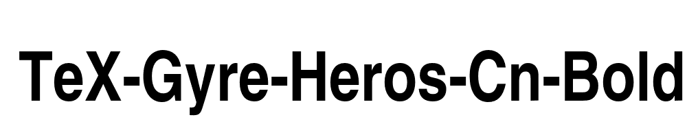 TeX-Gyre-Heros-Cn-Bold
