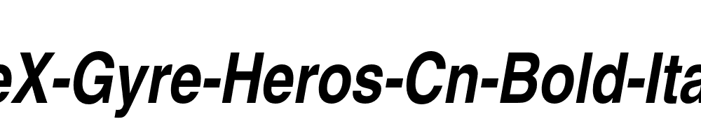 TeX-Gyre-Heros-Cn-Bold-Italic