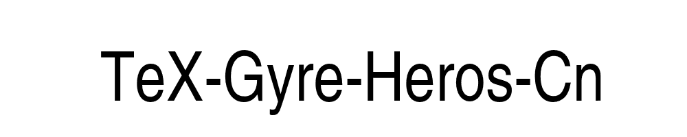 TeX-Gyre-Heros-Cn