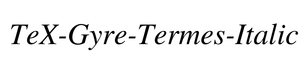 TeX-Gyre-Termes-Italic