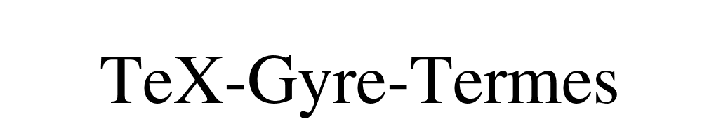 TeX-Gyre-Termes