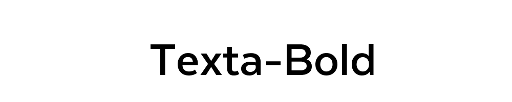 Texta-Bold