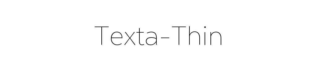 Texta-Thin