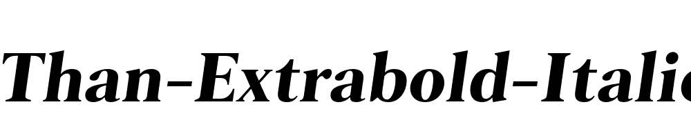 Than-Extrabold-Italic