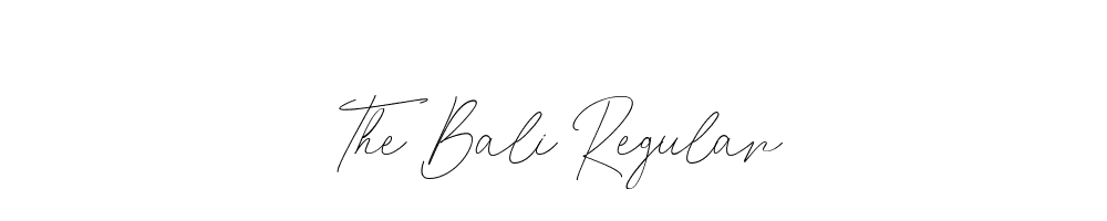 The-Bali-Regular