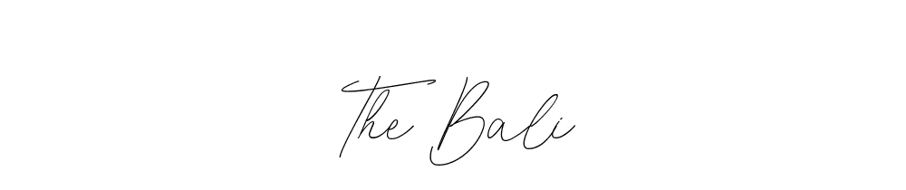 The Bali