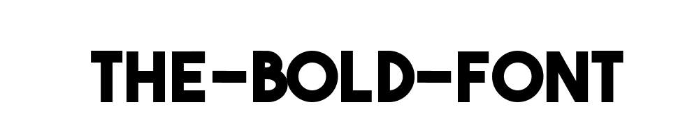 The-Bold-Font