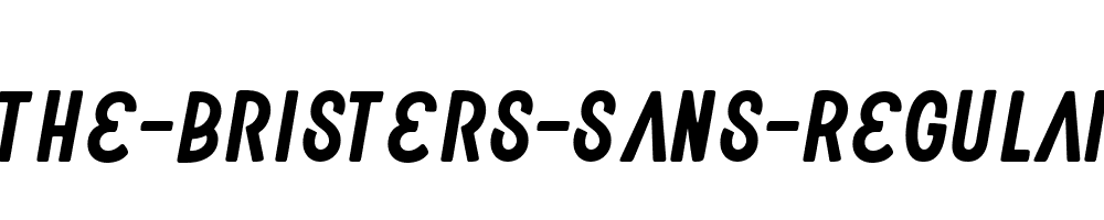 The-Bristers-Sans-Regular