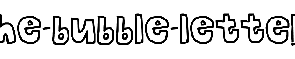 the-bubble-letters