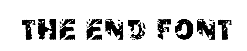 The_end_font