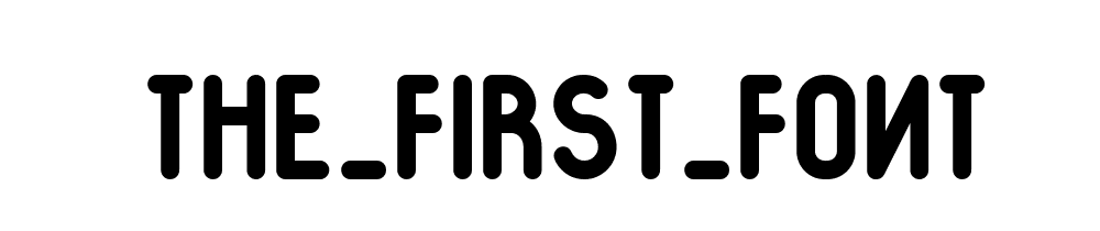 The_first_font