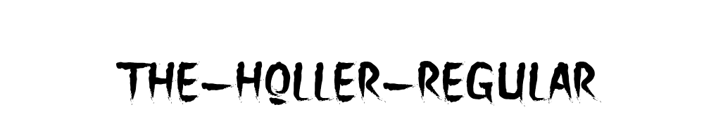 The-Holler-Regular