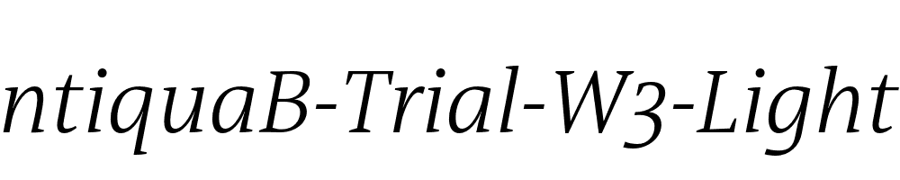 TheAntiquaB-Trial-W3-Light-Italic