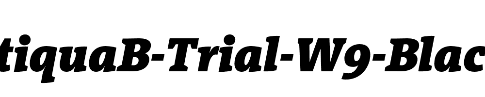 TheAntiquaB-Trial-W9-Black-Italic