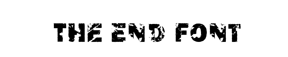 The-End-Font