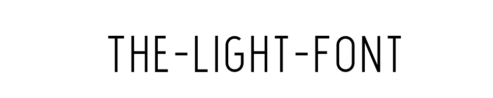 The-Light-Font