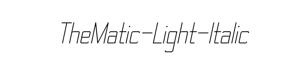 TheMatic-Light-Italic